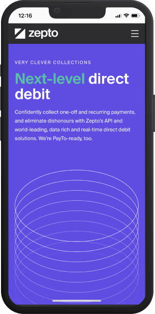 mobile zepto page