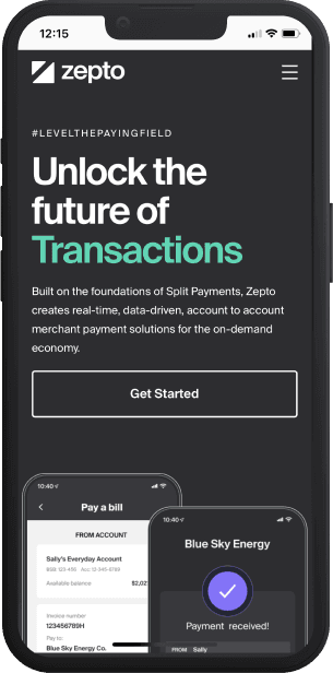 mobile zepto page